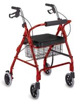 Ultra Lightweight Aluminum Rollator, 4-Wheeled