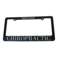 Chiropractic License Plate Bracket