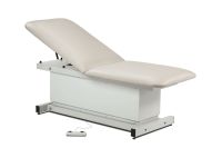 Shrouded power table with adj. backrest