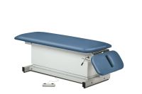 Shrouded power table with drop section