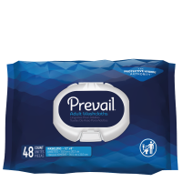 Prevail® Adult Disposable Washcloth Wipes - Soft Pack Press-N-Pull Lid - 8 x 12
