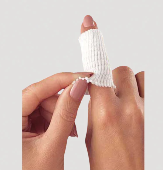 Compression Finger Bandage 5YD (4.6m) Roll