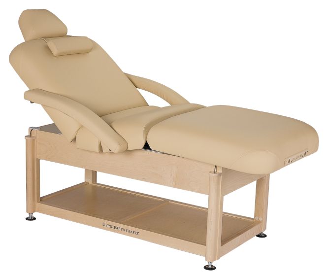 Living Earth Crafts® Serenity™ Salon Top Table with Shelf Base