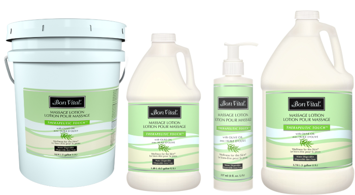 Bon Vital'® Therapeutic Touch™ Massage Lotion with Olive Oil