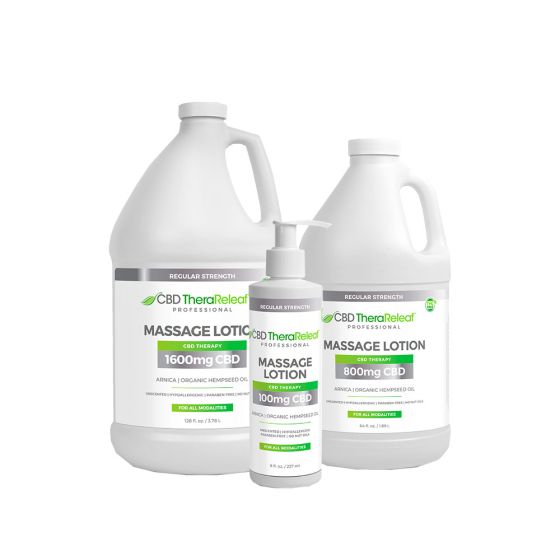 CBD TheraReleaf®  Professional Massage Lotion Regular Strength