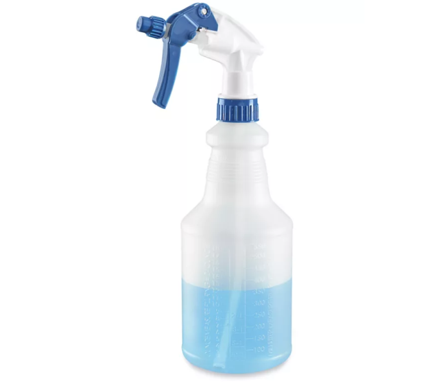 24 Oz. Spray Bottle With Blue Nozzle