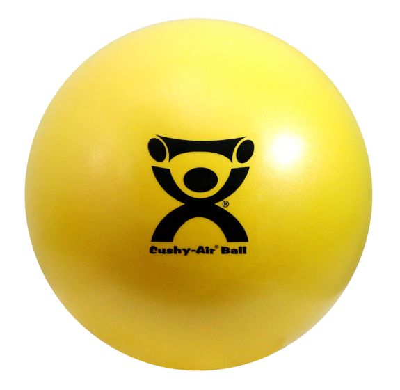 CanDo Cushy-Air Ball, 25cm (10 in), yellow
