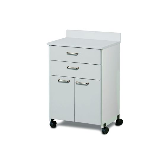 Mobile Treatment Cabinet W/ 2 Doors & 2 Drawers