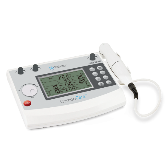 ComboCareâ„¢ Combo E-Stim & Ultrasound Unit - Two-Channel Electrotherapy Device