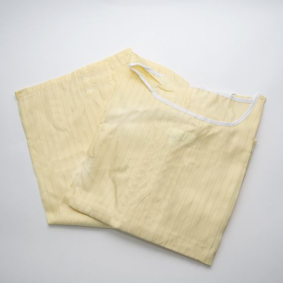 Yellow Isolation Gown, Washable, 47 X 58 12/pack