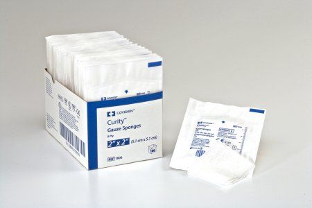 Gauze Sponge Curity™ Gauze 8-Ply 2 X 2 Inch Square Sterile
