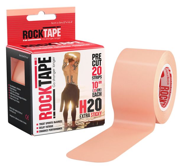 RockTape® 2 X 16.4' H2O PreCut Kinesiology Tape
