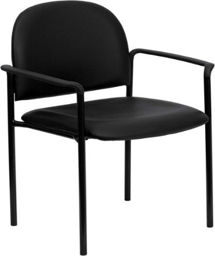 Flash Chair with Arms, Black