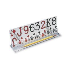 Playing Card Holder  - Clear plastic for greater visibility