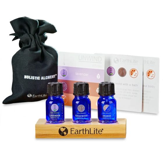  EarthLite® Holistic Alchemy™ Organic Essential Oil Unwind Kit