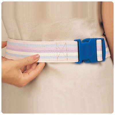 Pastel Stripe Gait Belt - 2W x 56L