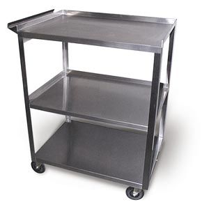 Stainless Steel Cart Model Mc311 - 3 Shelf With Handle