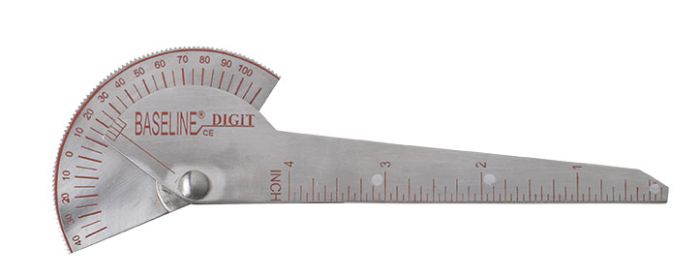 Baseline Plastic Finger Goniometer -Stainless Steel