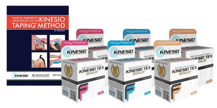Kinesio Massage Therapist Starter Kit with Kinesio Tex Gold FP