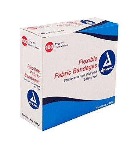 Flexible Fabric Adhesive Bandages, Sterile Box