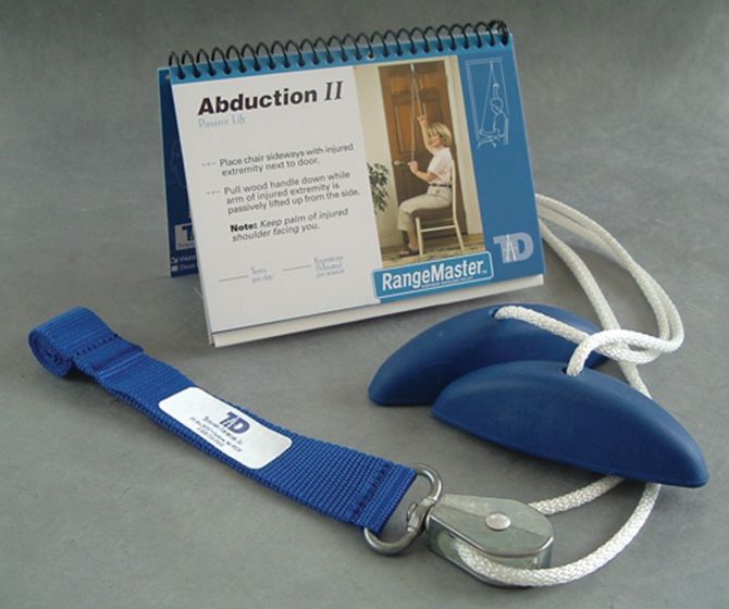 Molded Rubber Handle Shoulder Pulley