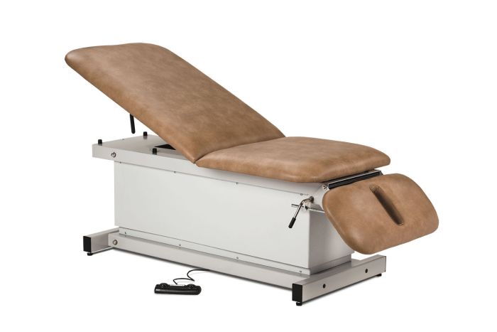 Shrouded Power Table with Adj backrest and Drop seciton