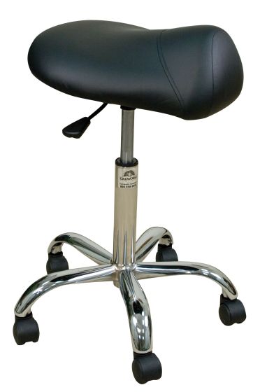 Oakworks® Professional Saddle Stool 22-29H