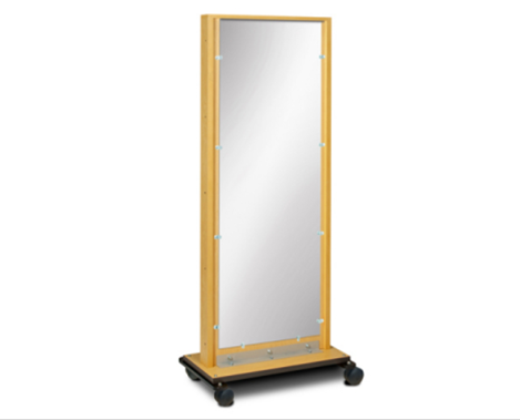 Portable Mirror W/Wheels