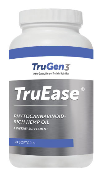TruGen3® TruEase® Phytocannabinoid Rich Hemp Oil CBD – 30 Soft Gels