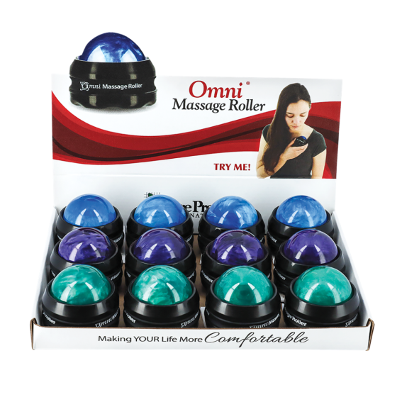 Omni 12 Pack Display- Black Cap With Assorted Colors