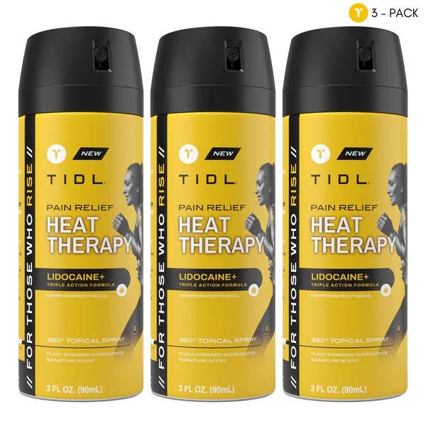 Tidl Heat Therapy Spray 3-pack
