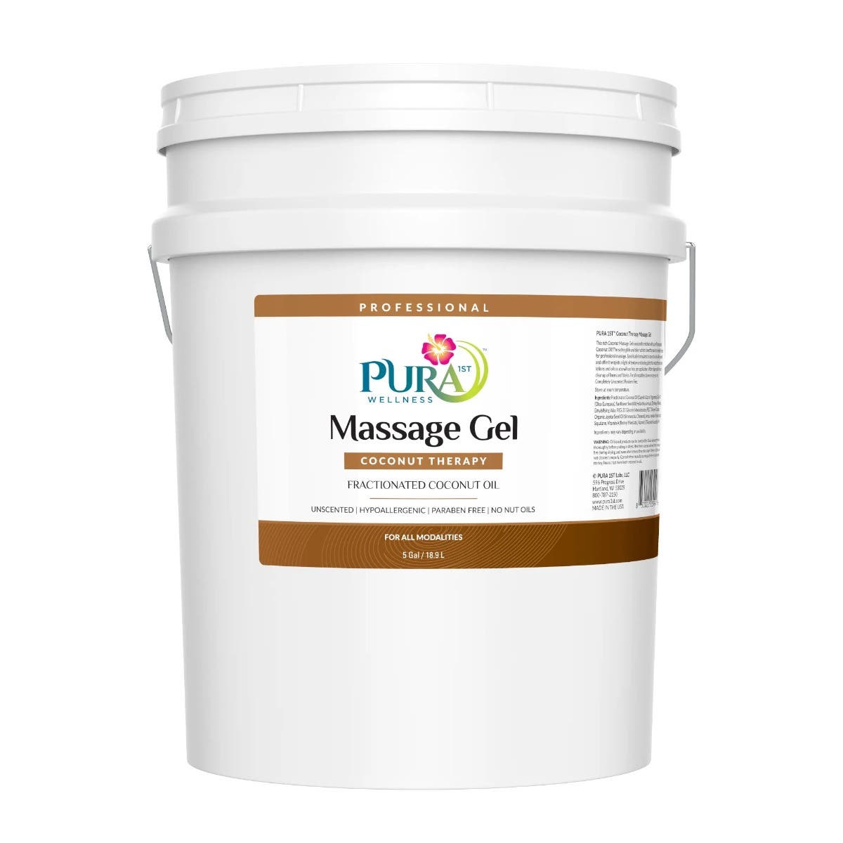 Pura 1ST Wellness™ Professional Coconut Therapy Massage Gel