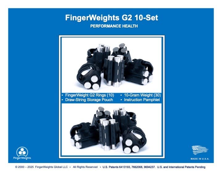 FingerWeights G2 10 set