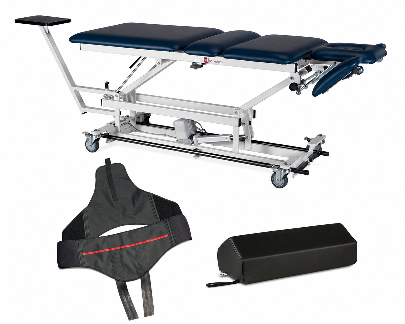 Complete Lumbar Traction System - Hi-Low Traction Table Package