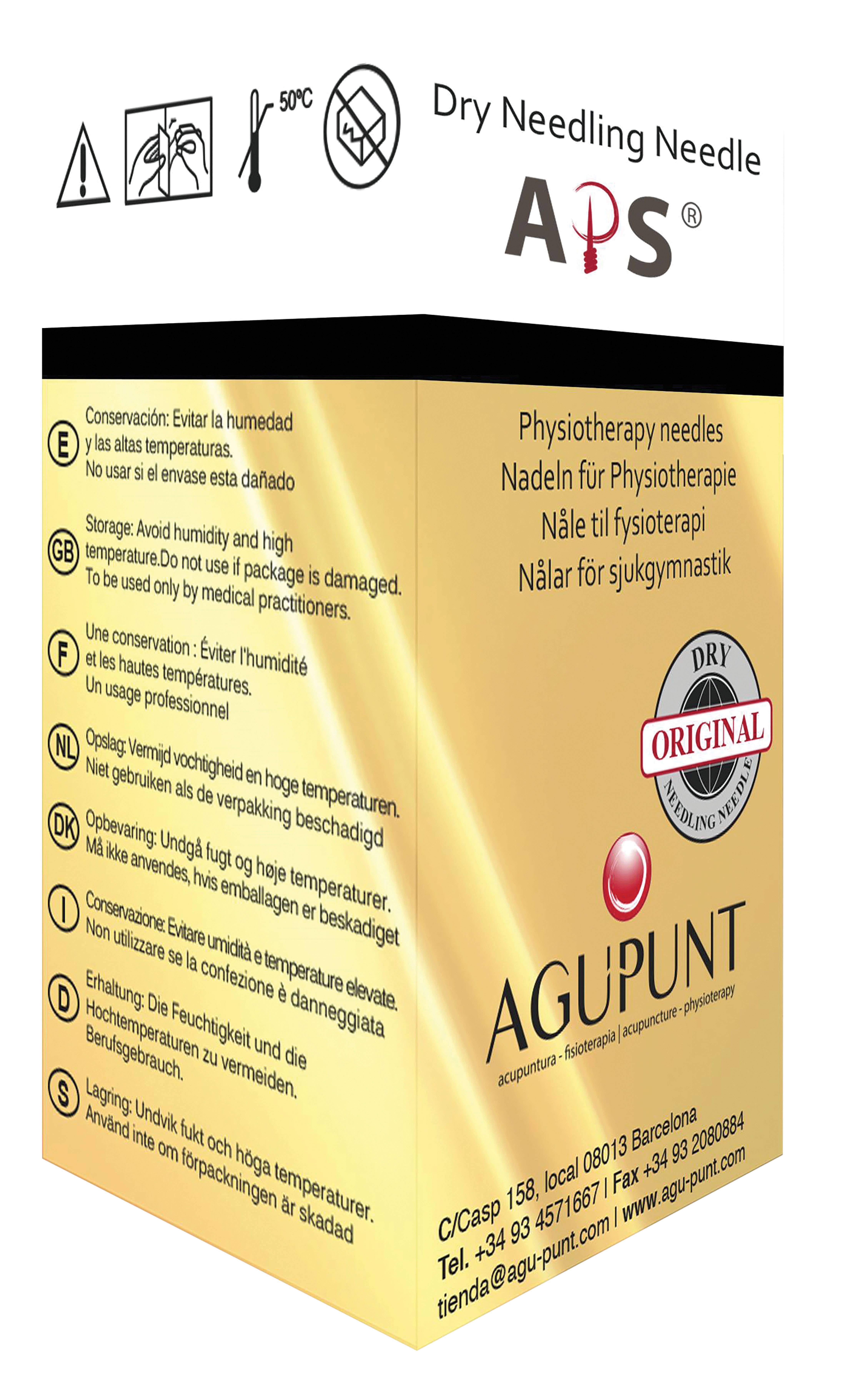 APS Dry Needles Acupuncture Dry Needling - Box of 100