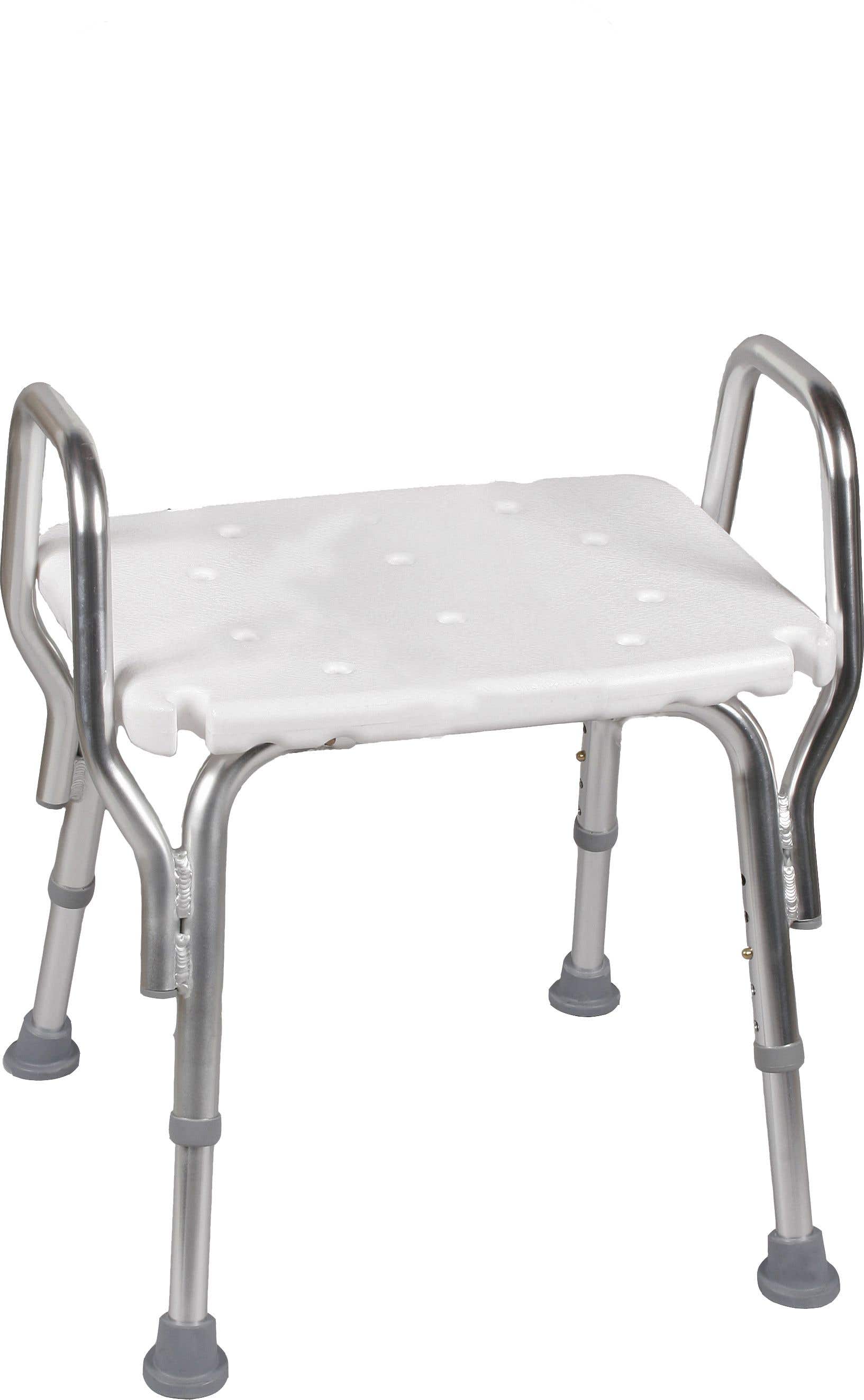 Mabis/DMI Shower Chair with Handrails - No Backrest