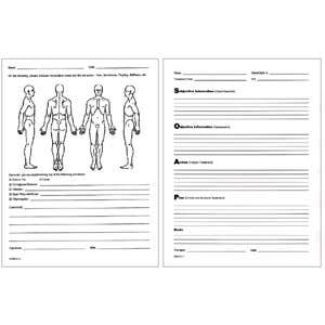SOAP Notes PatientClient Visit Forms - Pack of 100