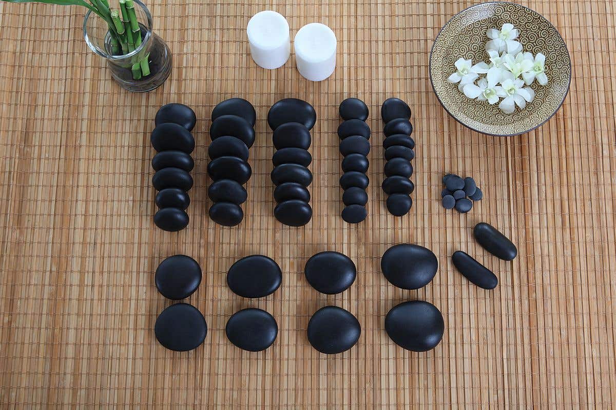Hot Stone Massage 50Pc Set