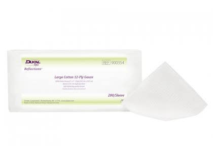 DUKAL Reflections™ Large Gauze Facial Wipes 4 x 4 200/pack