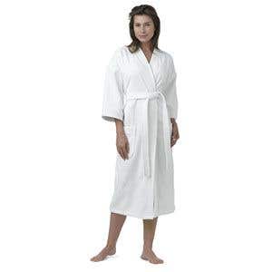 Luxury Hotel Velour Kimono Robe White
