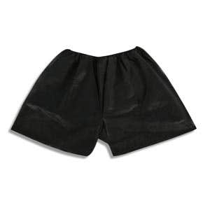 Black Disposable Boxer- 6 Pack Lg/Xl