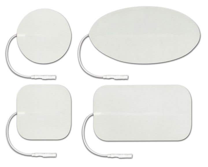 ValuTrode® Foam Electrodes - Reusable, 2mm thick Carbon Film with MultiStick Adhesive Gel