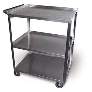Stainless Steel Cart Model Mc311 - 3 Shelf With Handle