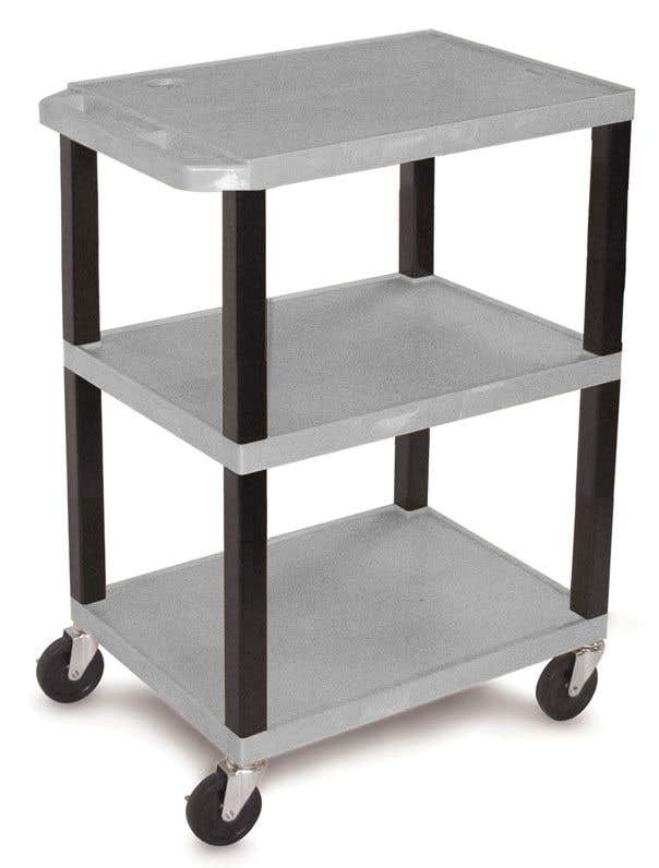 34 Shelf Cart - Gray