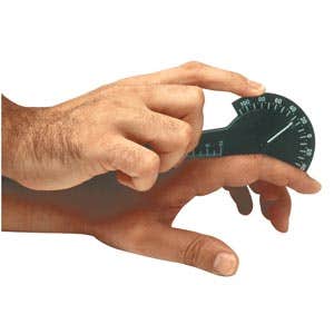 Baseline plastic finger goniometer, 1-finger design