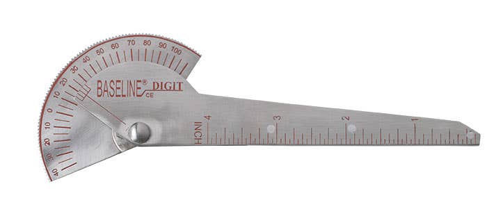 Baseline Plastic Finger Goniometer -Stainless Steel