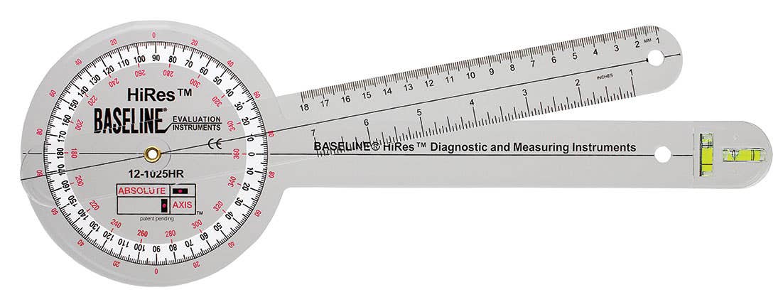 Baseline Absolute Axis Hi-Res 12 Goniometer