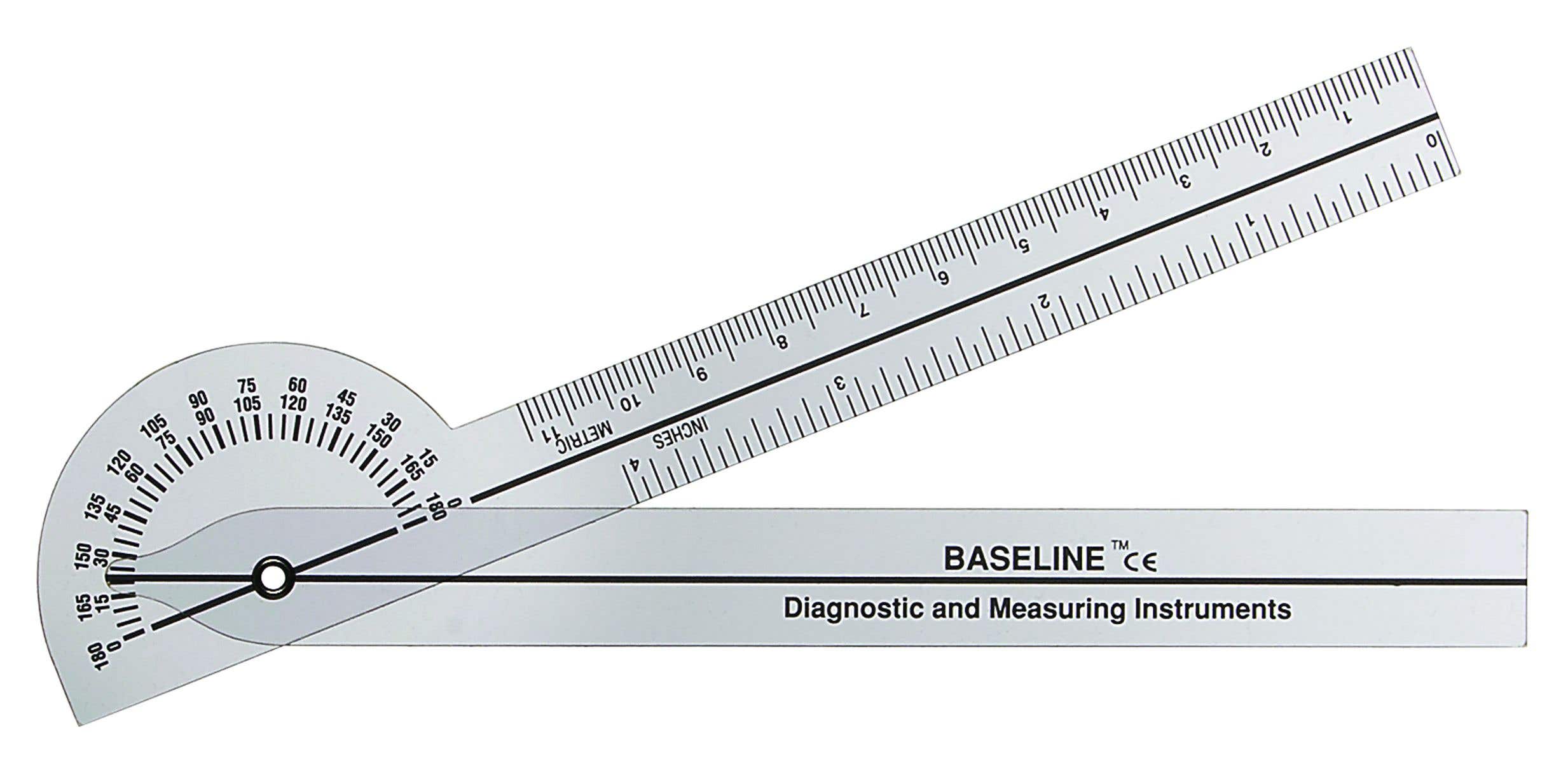 180 Degree Clear Plastic Pocket Goniometer- 6