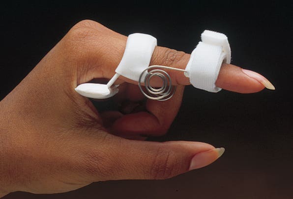LMB Spring Coil Finger Extension Assist Splint L502 - Latex Free