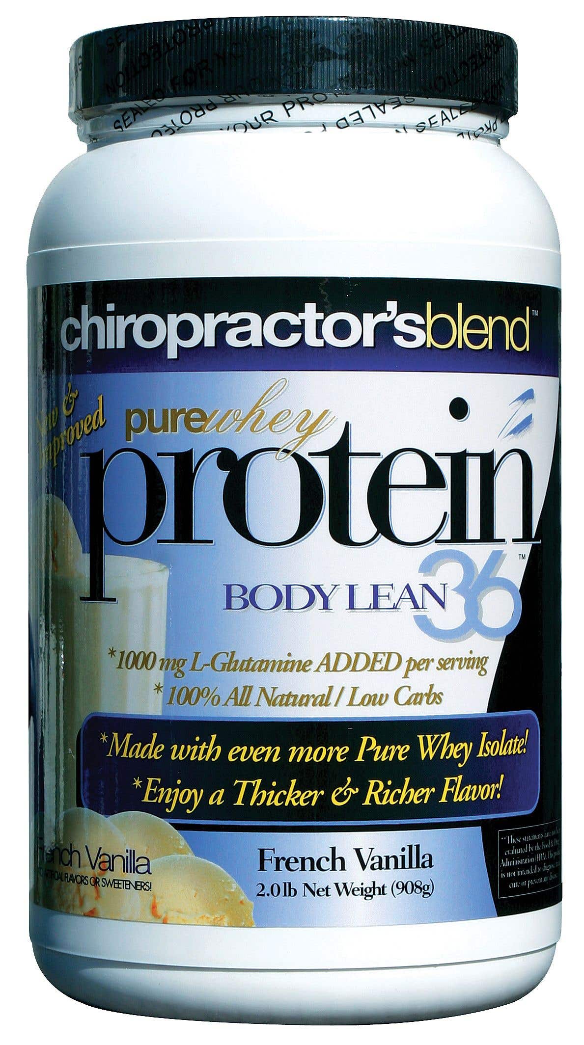 BodyLean 36 Pure Whey Protein - French Vanilla